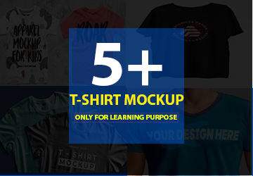 T-Shirt Mockup Bundle 07